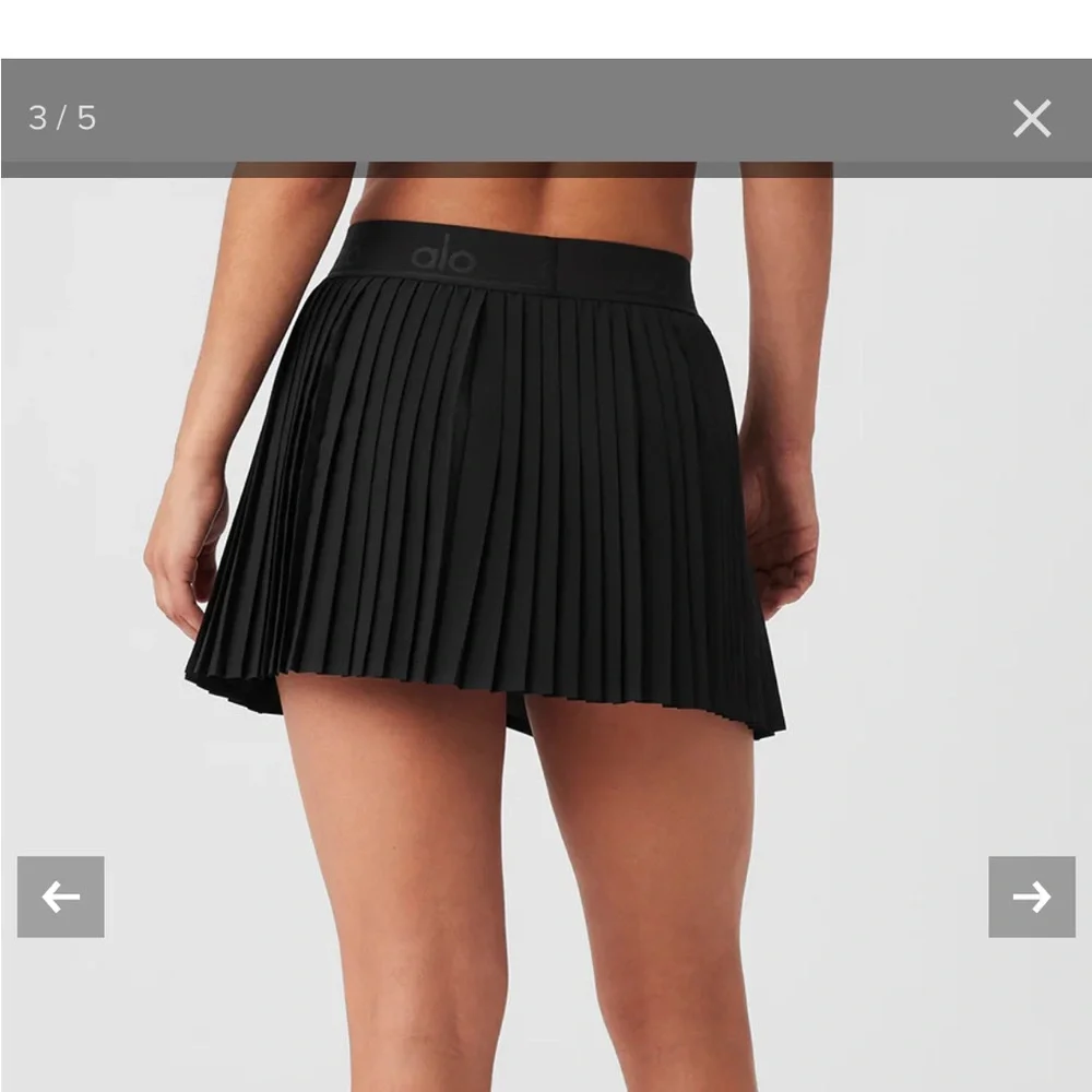 ALO Yoga Black Mini Skirt